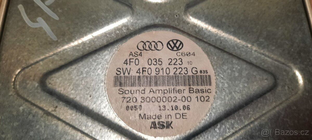 Zesilovac radia audi a6 4f 4f0035223 - 2