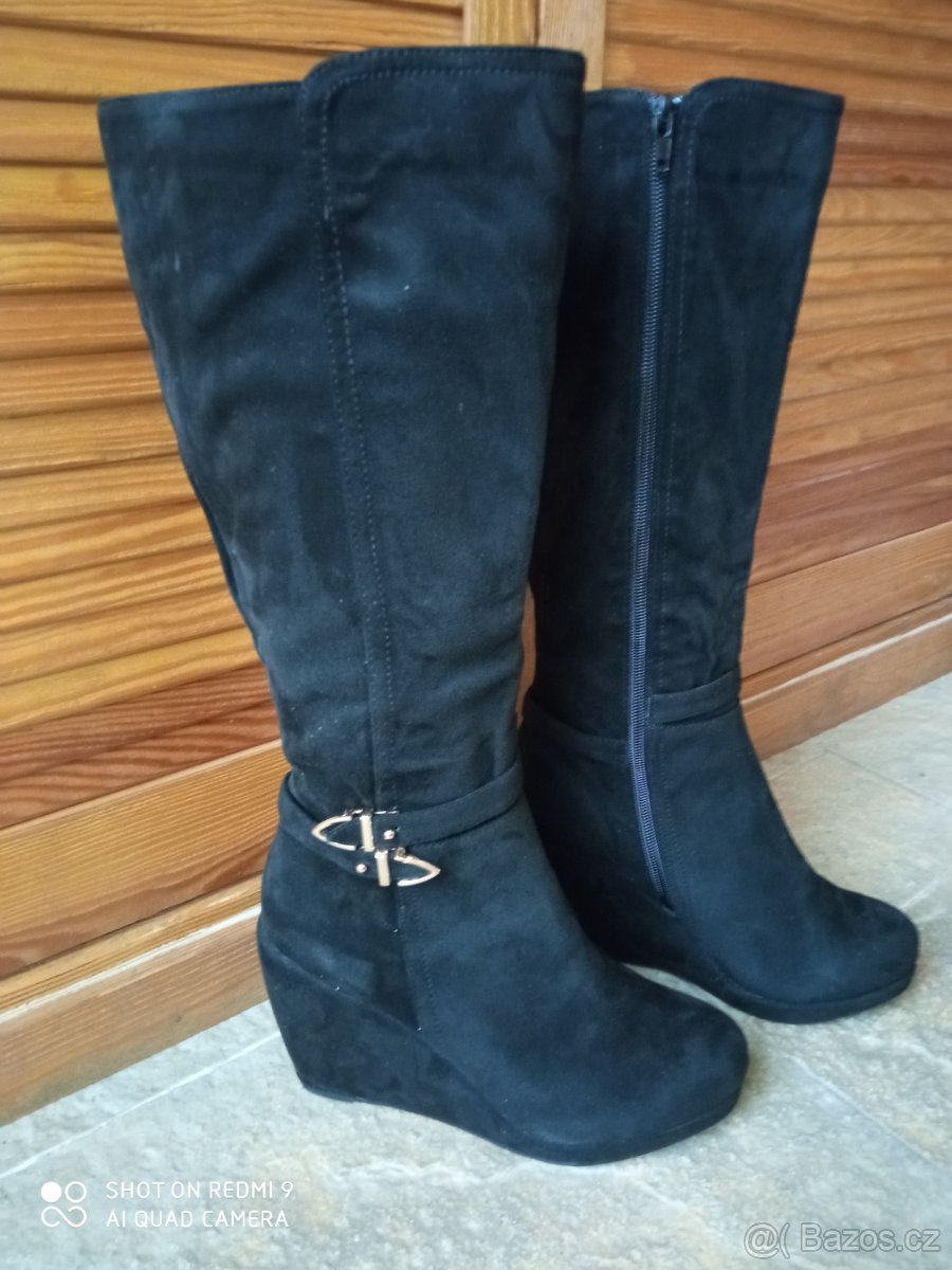 Nádherné nové kozačky vel 40 - 2