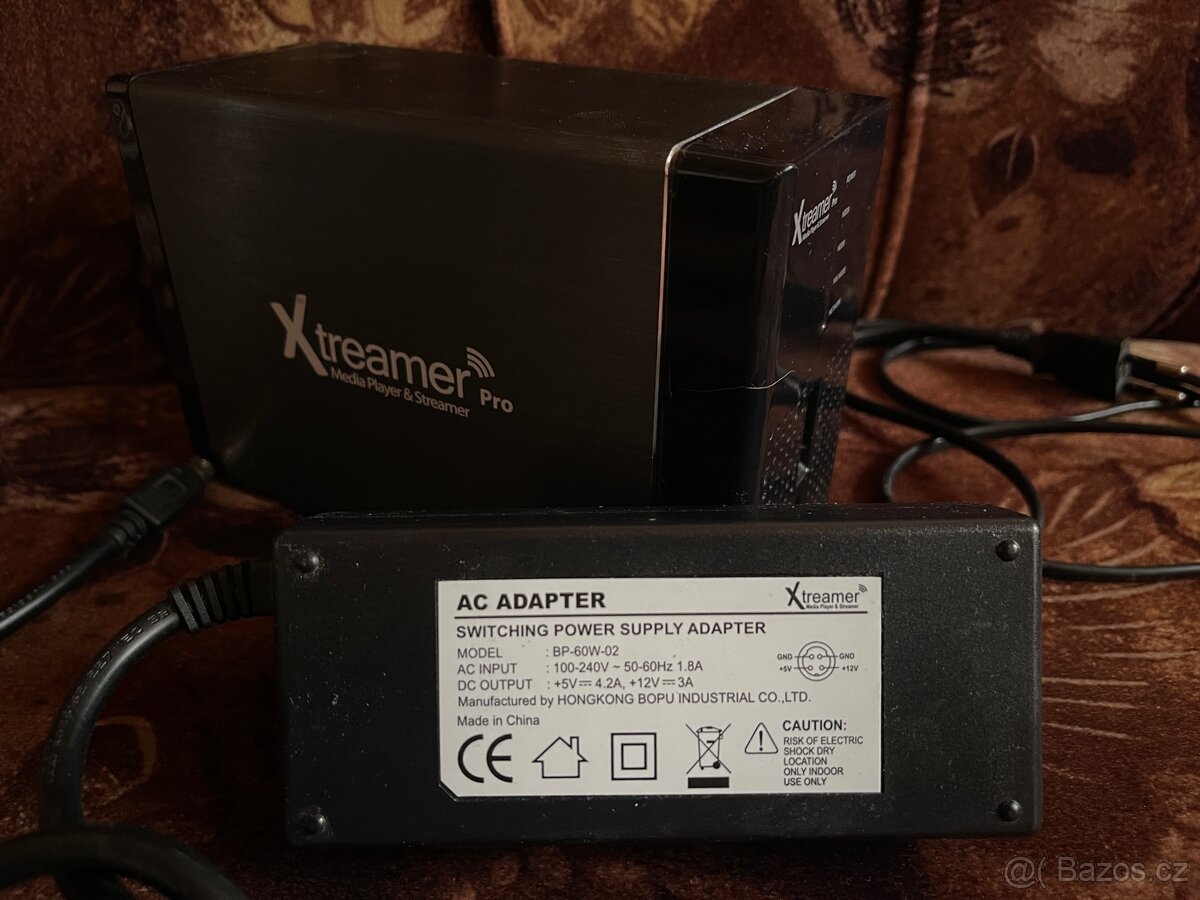 NAS přehrávač Xtreamer Pro + zdroj + kabel - 2