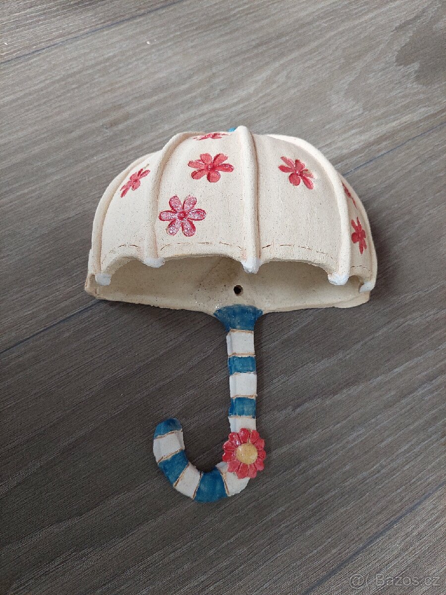 Keramická dekorace deštník - 2