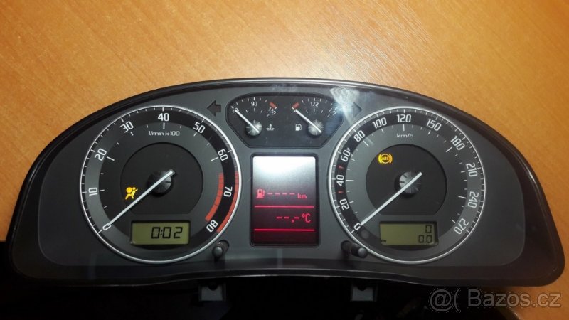 Budíky Superb 1, maxidot, 3U0920842B, ÚPLNĚ NOVÉ - 2