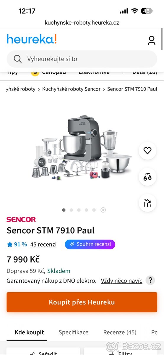 Mixer/ robot Sencor STM 7910 - 2