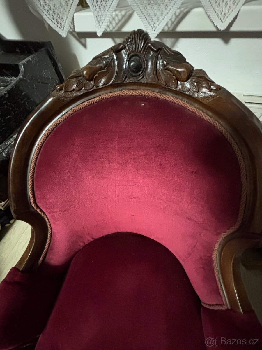 Starožitný křeslo historismus - 2