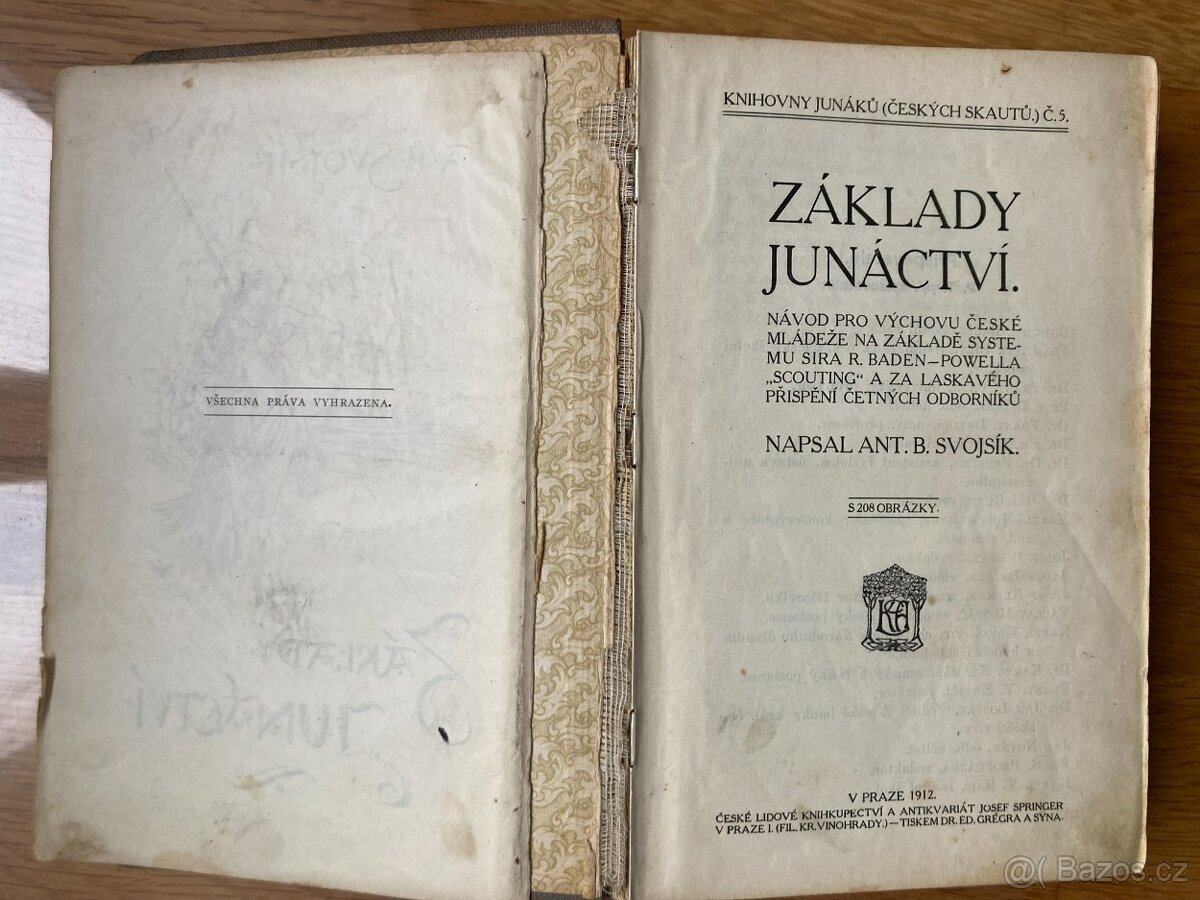 Základy junáctví (1912) – A. B. Svojsík - 2