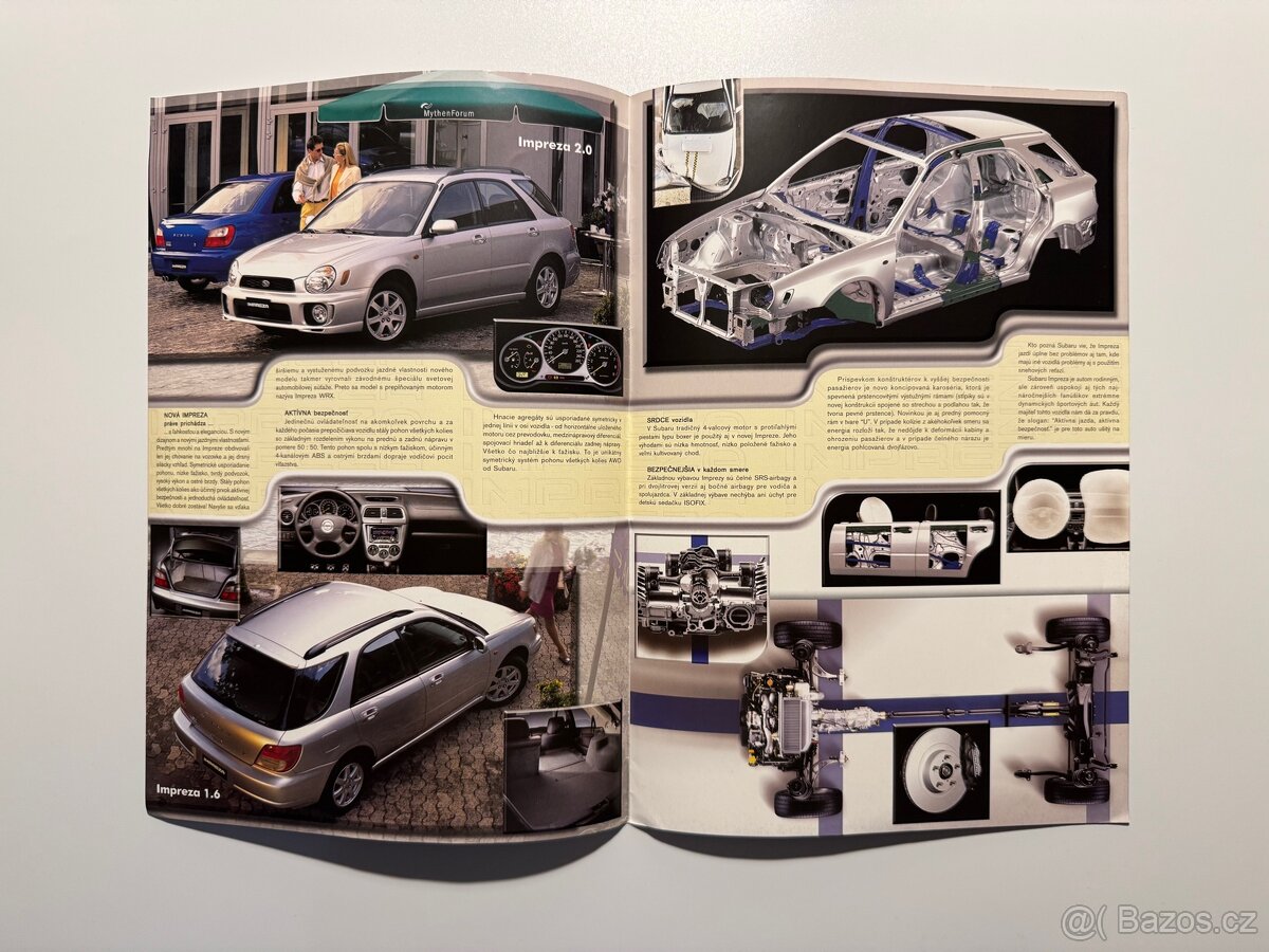 Subaru Impreza - slovenský prospekt - 2