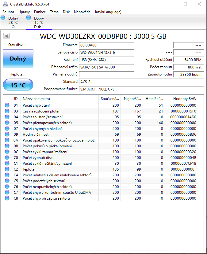 HDD WD Green 3TB - 2