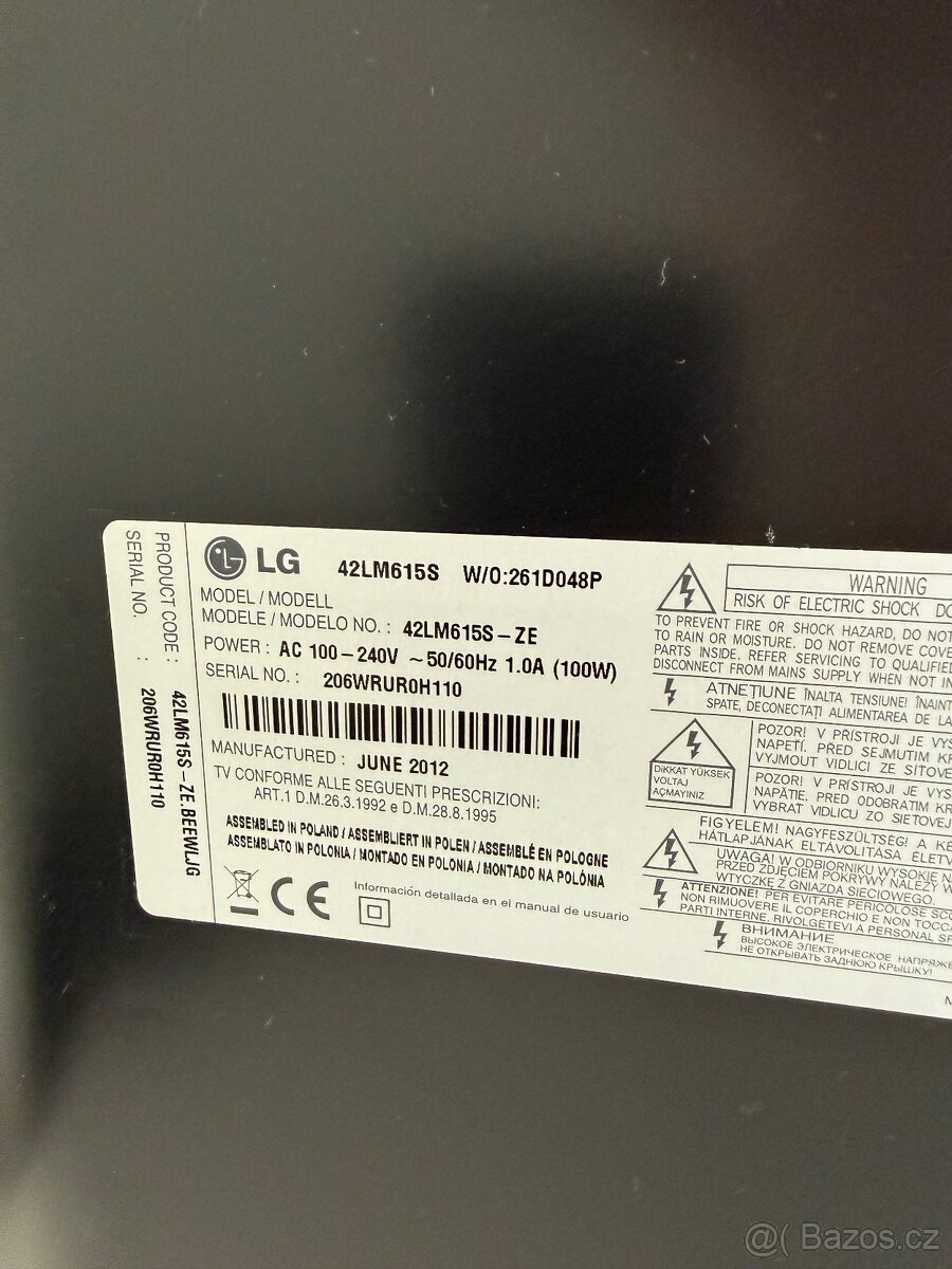 Televize LG 42” - 2