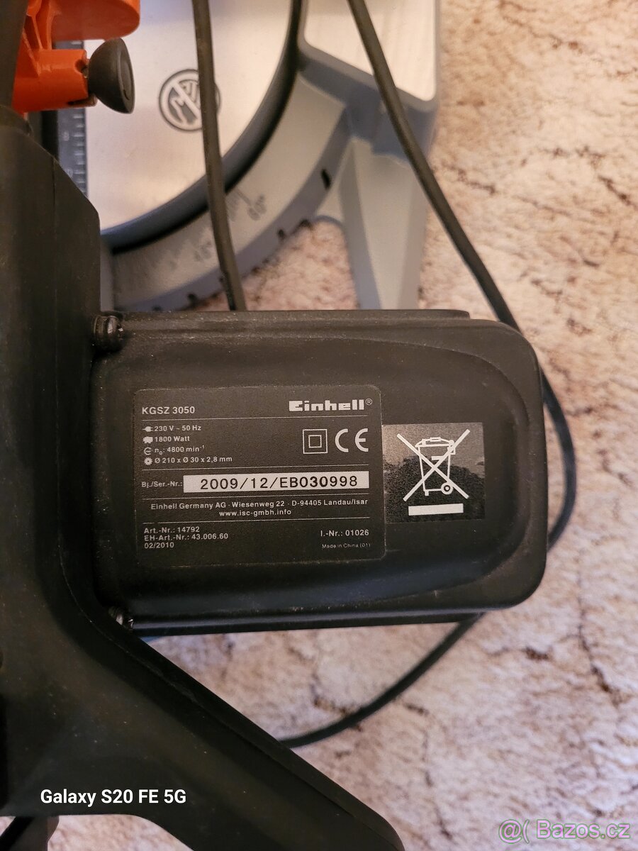 Einhell formátovácí kapovací a pokosová pila - 2