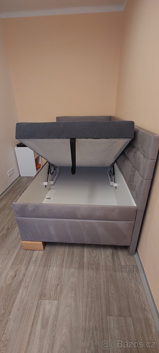 Americká čalouněná postel 100 X 200 cm - 2