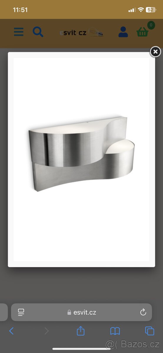 2kusy Nástěnné osvětlení - světlo - 2