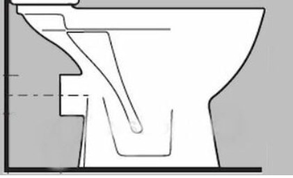 WC záchodová mísa Jika Lyra Plus - zadní vývod - 2