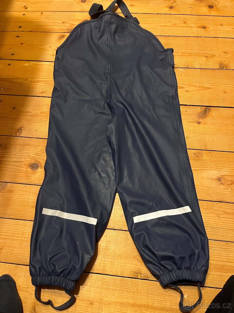 Oteplené gumové kalhoty vel 110/116 - 2