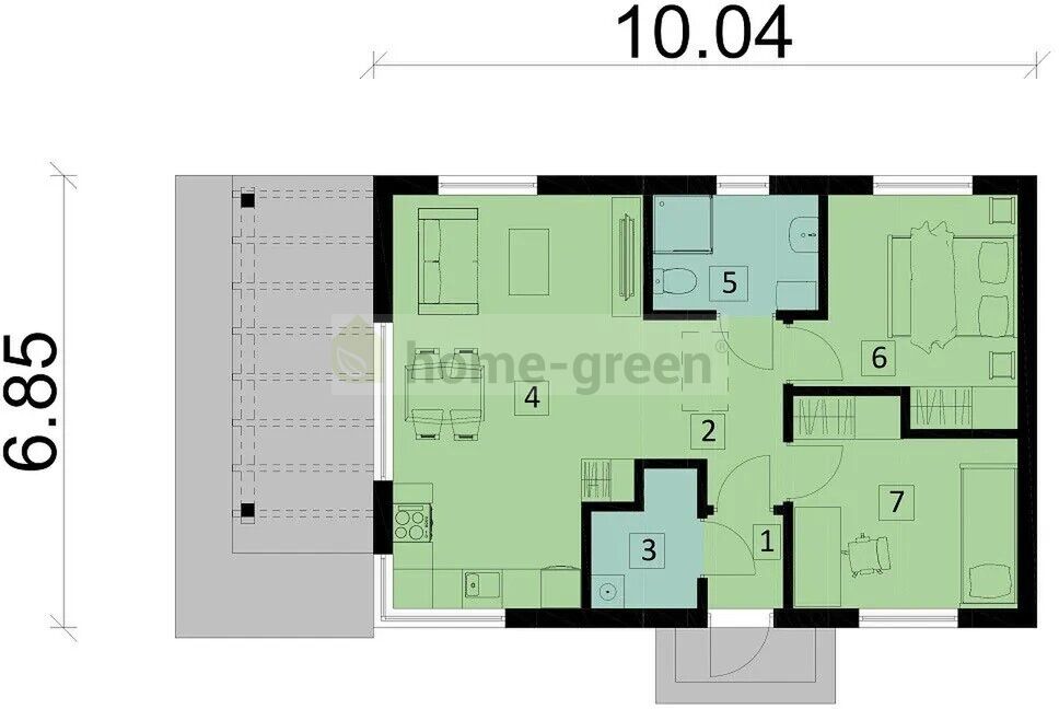 Prodej RD 3+KK na klíč 56 m², poz.-619 m², Veverské Knínice - 2