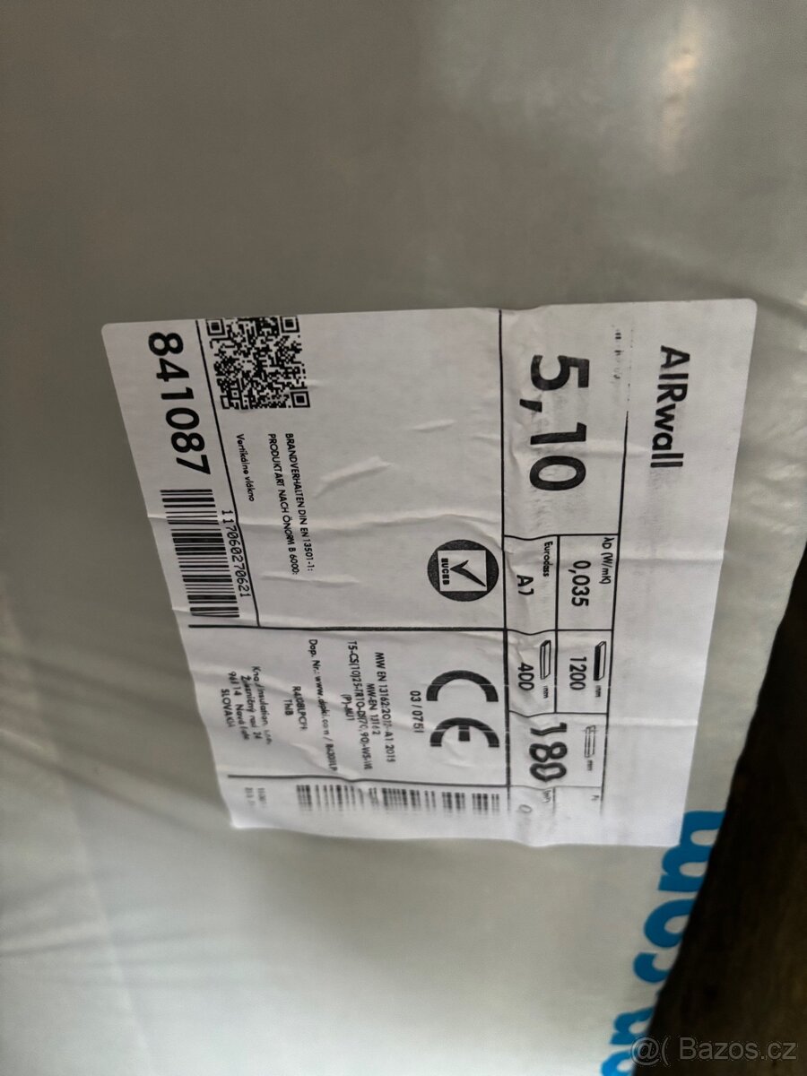 Fasádní vata Knauf AIRwall 180MM - 2