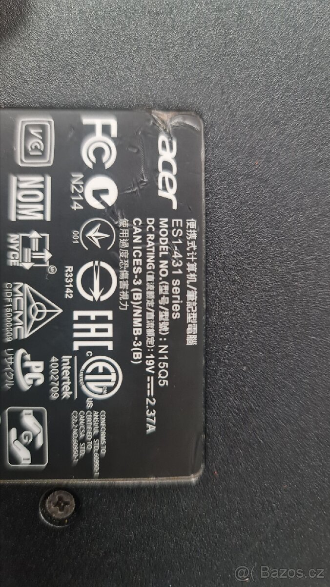 Acer aspire ES1-431 funkční - 2