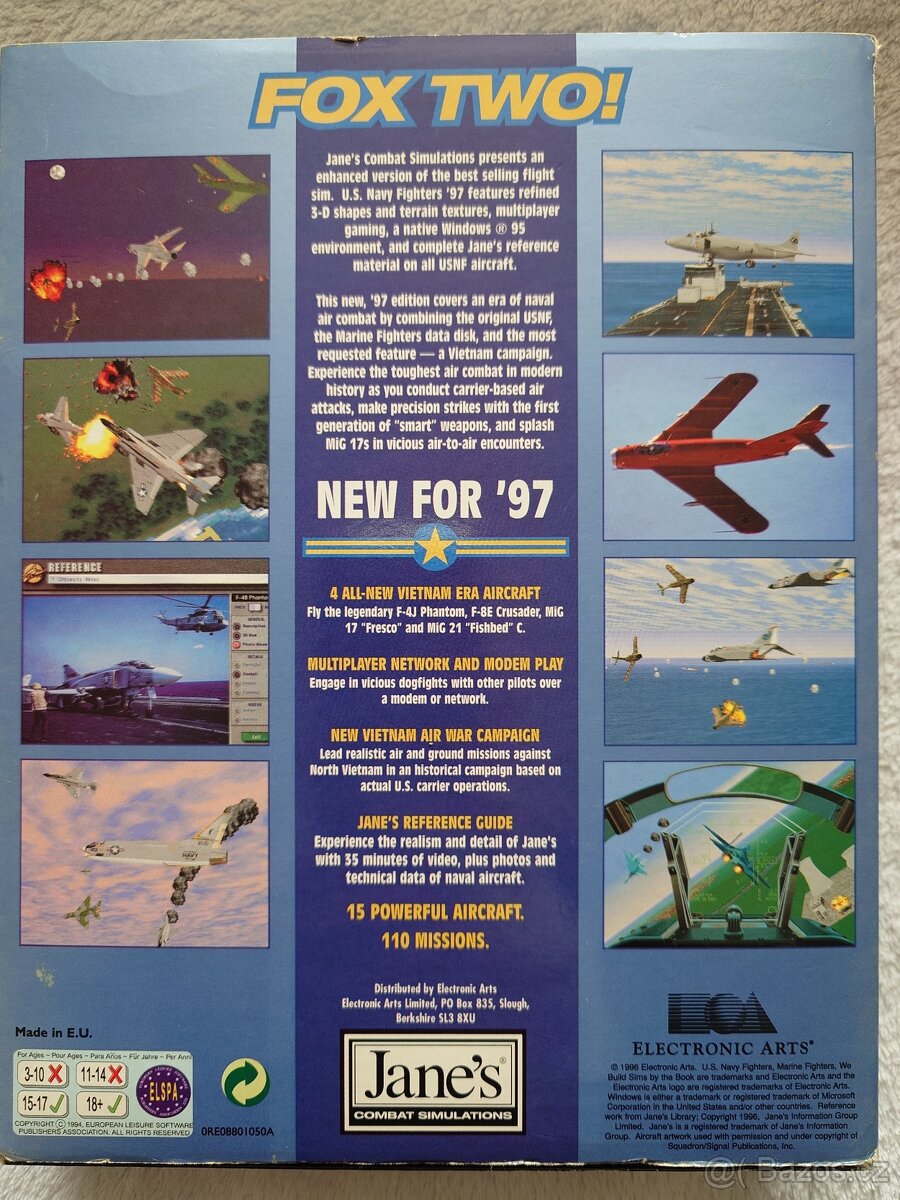 Prodám komplet krabici USNF 97 bez CD - 2