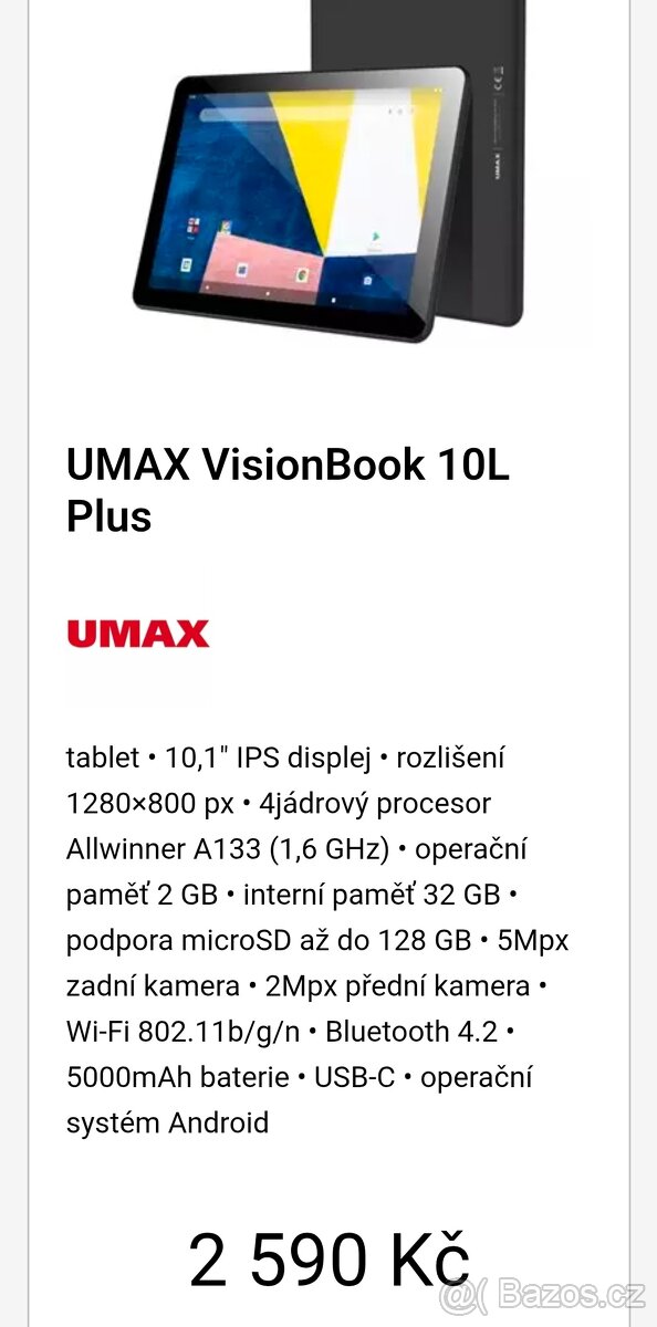 UMAX VisionBook 10L Plus - Tablet - 2