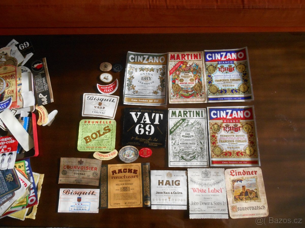 Etikety od alkoholických nápojů - 2