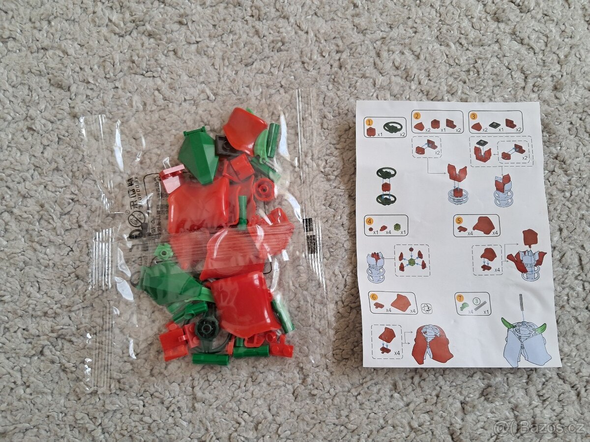 Růže stavebnice jako Lego, nové - 2