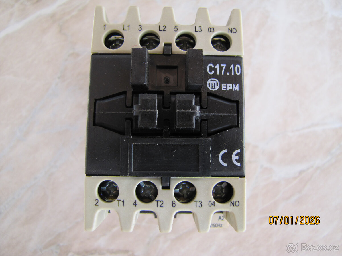 Vzduchový stykač,časové relé - 2