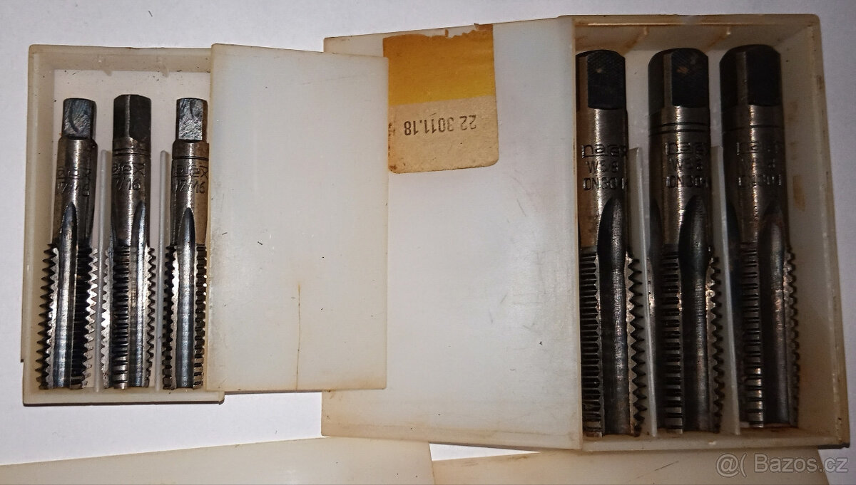 Whitworthůvy závitníky Narex - 2