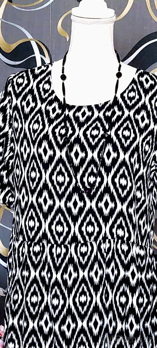 NOVÉ LETNÍ MAXI ŠATY - JANINA - vel. 40 - 2