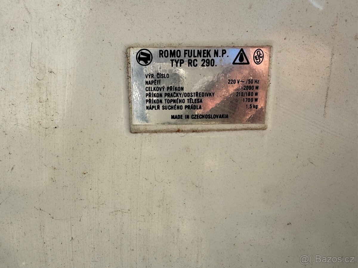 Pračka Romo 290 - 2