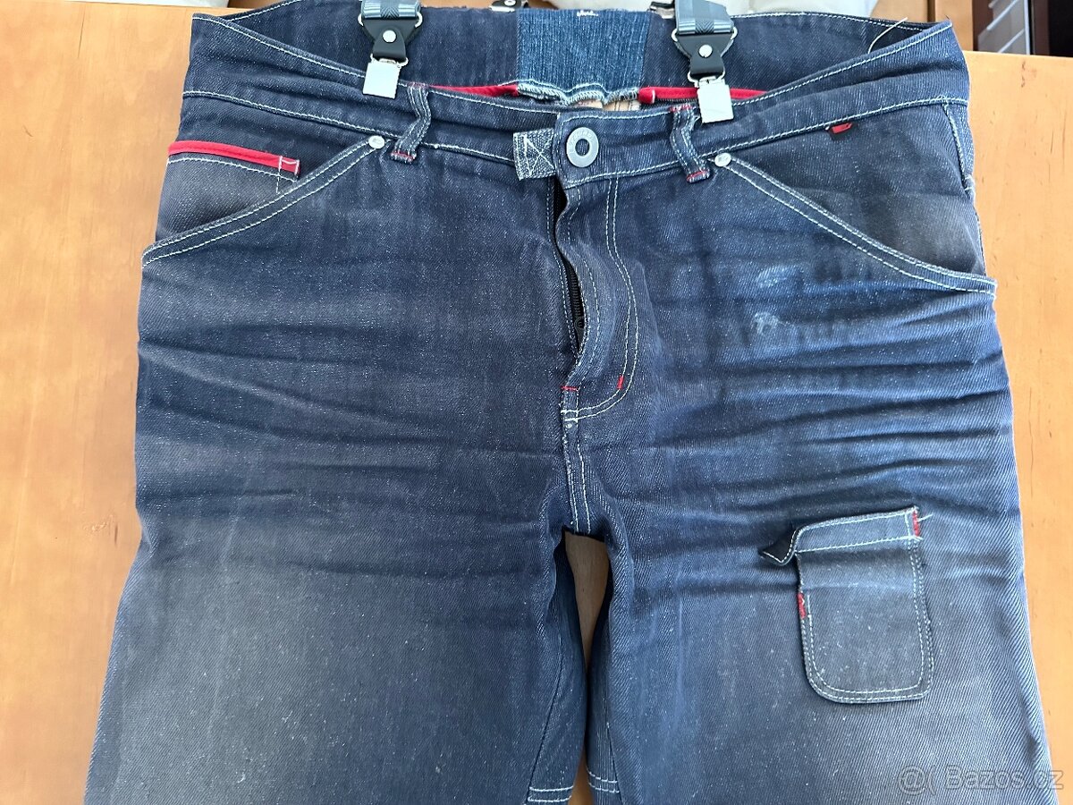 Pánské džínové kalhoty na motocykl SQUAD - 2