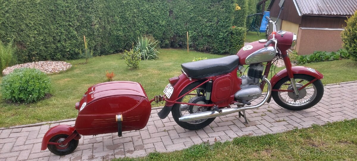 JAWA 250/353 1961 + PAV 40 zapsáno v TP - 2