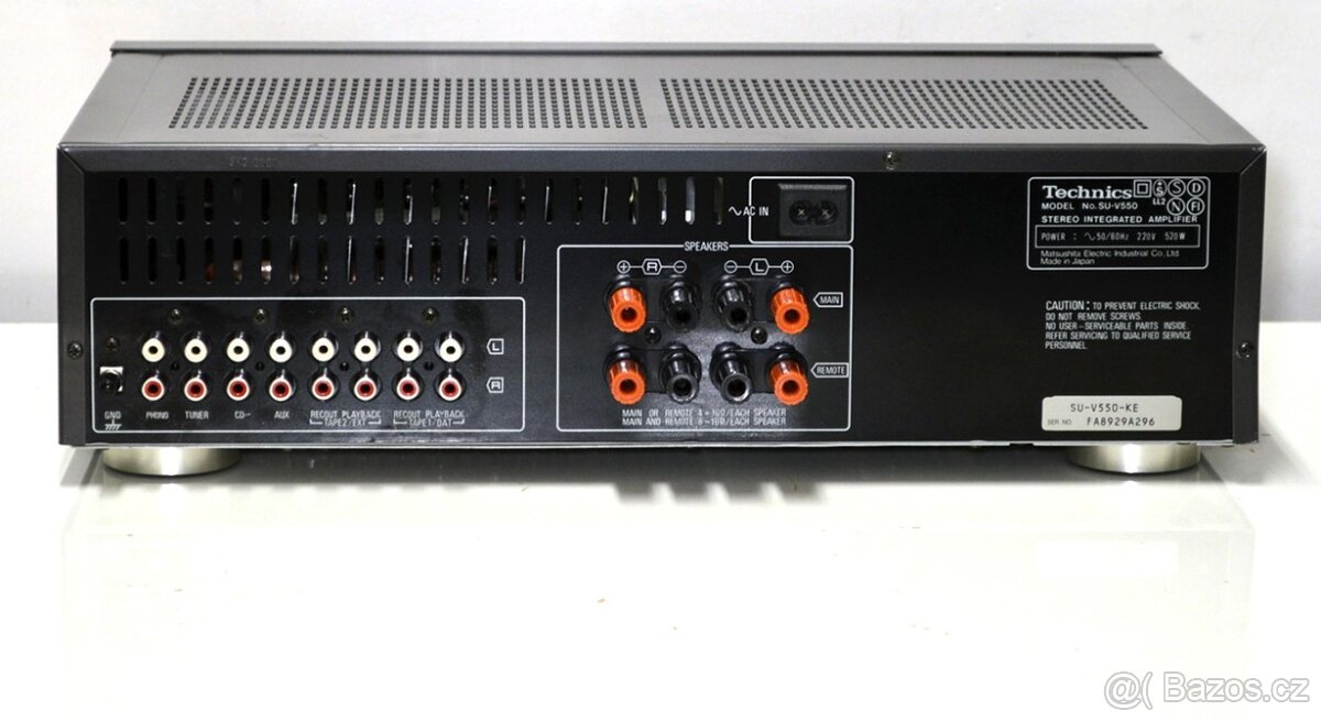Zesilovac Technics SU-V550, jako novy - 2