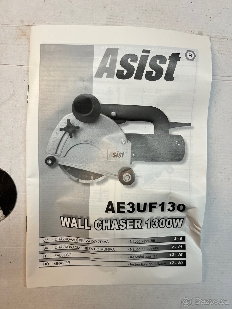 Drážkovácí fréza Asist - nutno opravit - 2