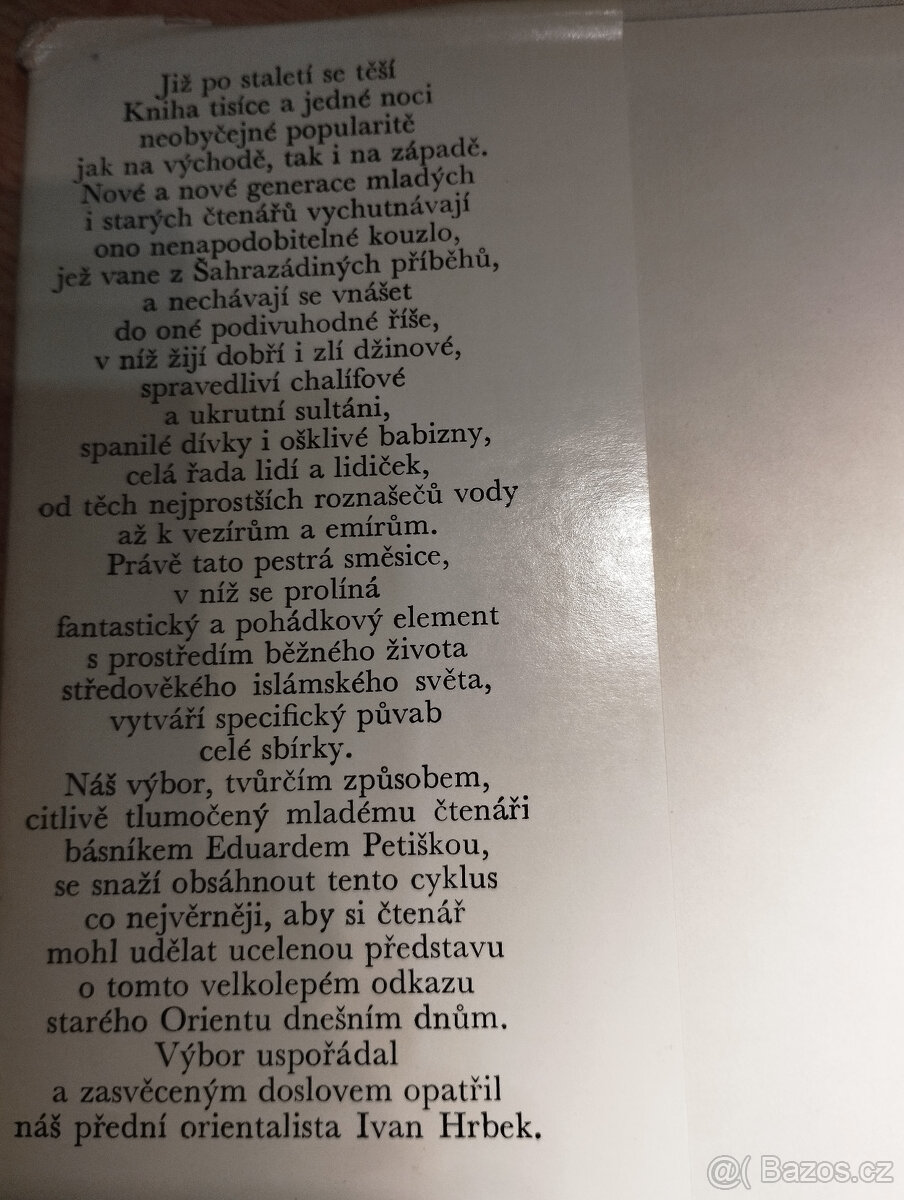 kniha, Příběhy tisíce a jedné noci - 2