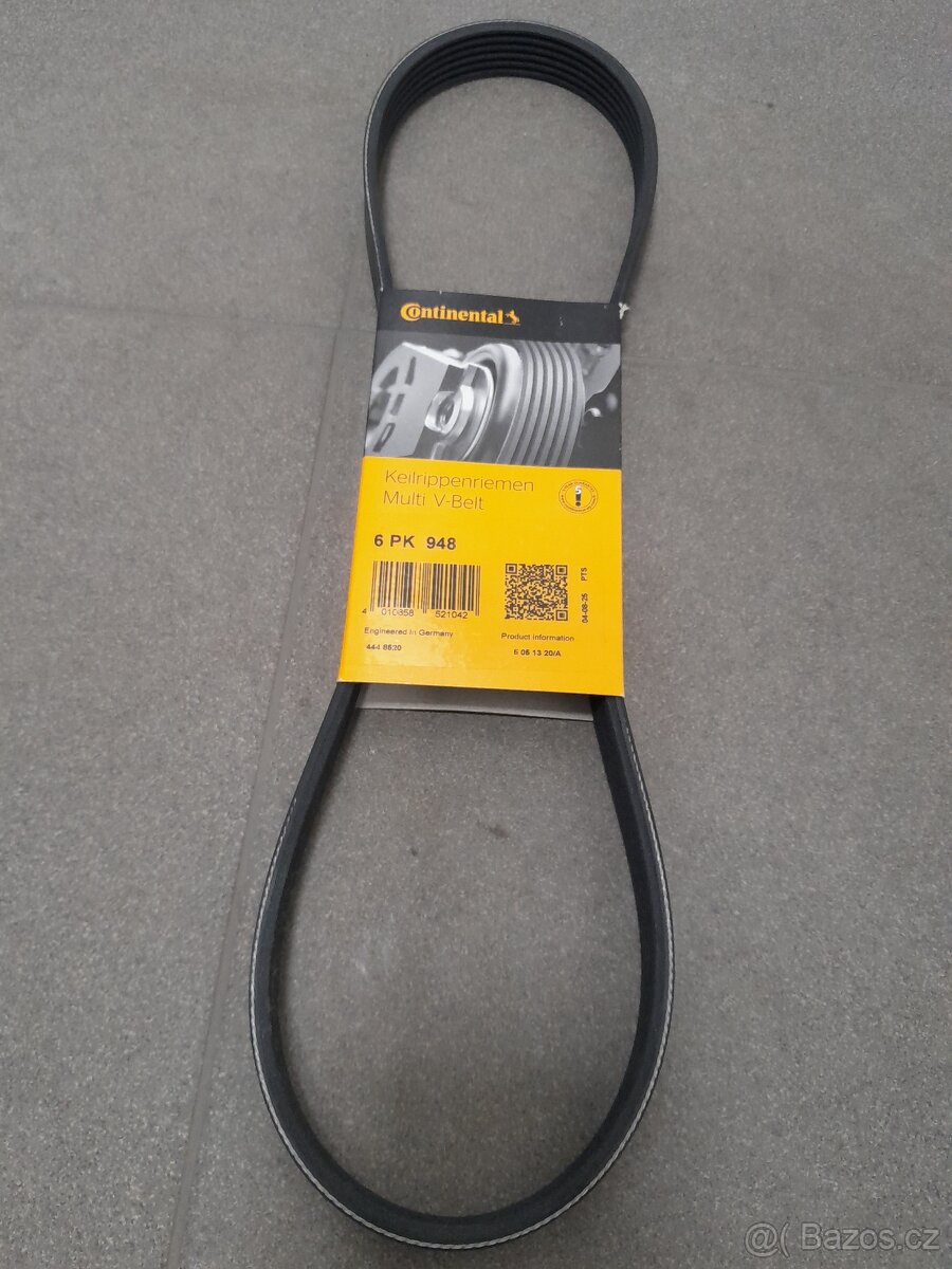 Ozubený klínový řemen Continental - 6 PK 948 - 2