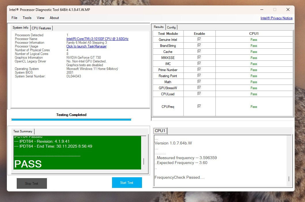 Intel i3 10100F 4C/8T 3,6GHz LGA1200 - 2