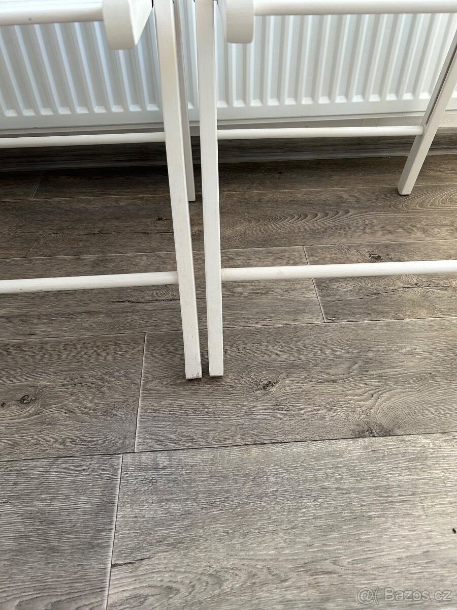 Židle IKEA bílé, použité - 2