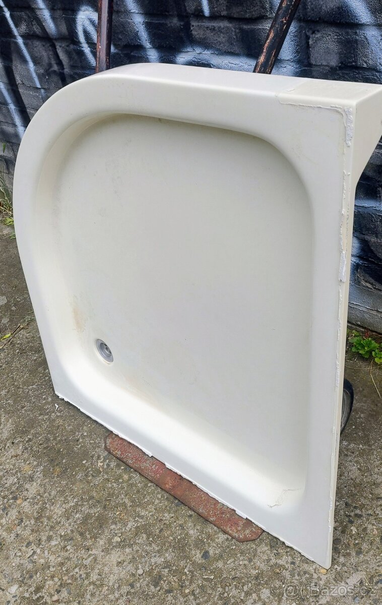 Sprchová vanička 90 čtvrtkruh - 2