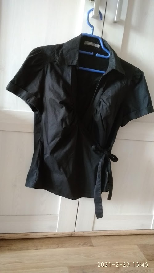 ČERNÁ ZAVAZOVACÍ HALENKA zn. ZERO BASE vel. 38 - 2