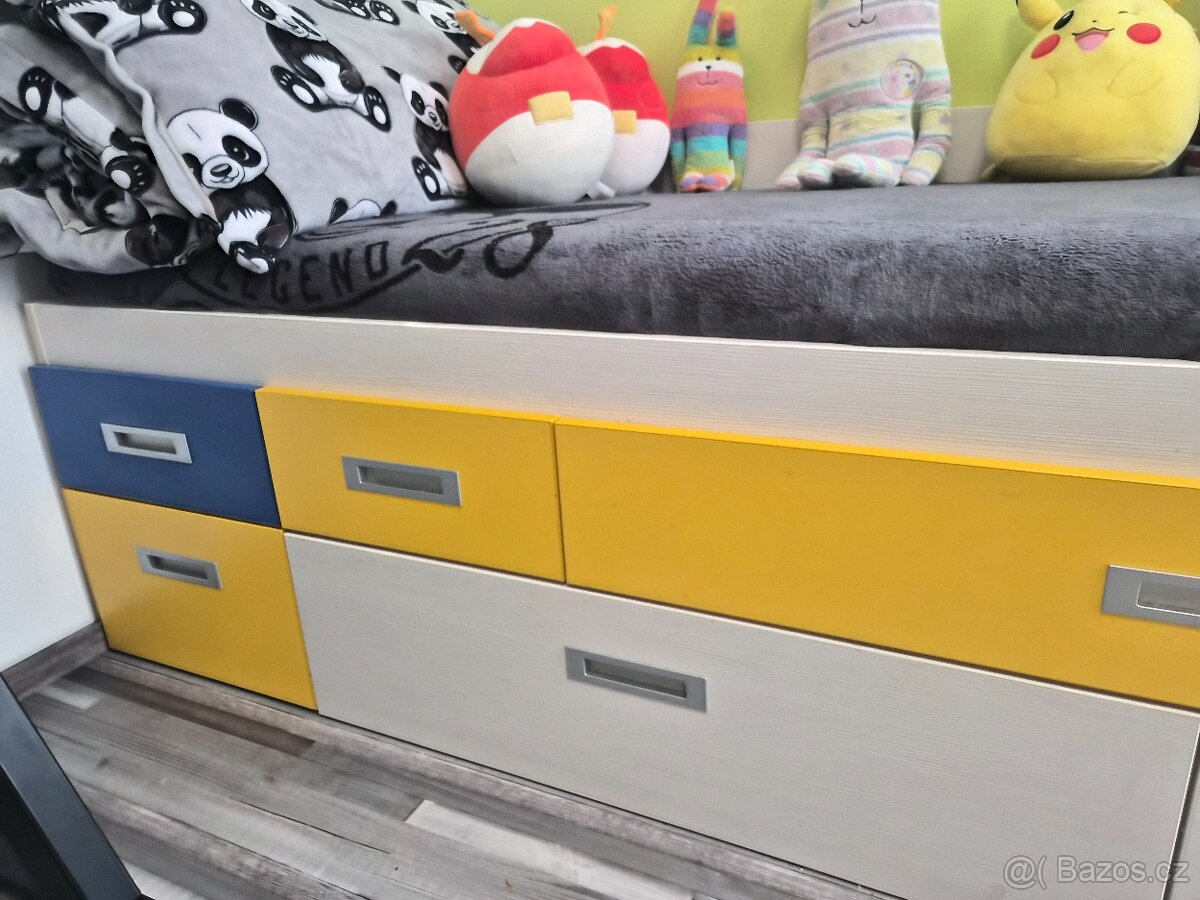 Prodám dřevěný dětský pokoj 2x. PC 65 000 Kč - 2