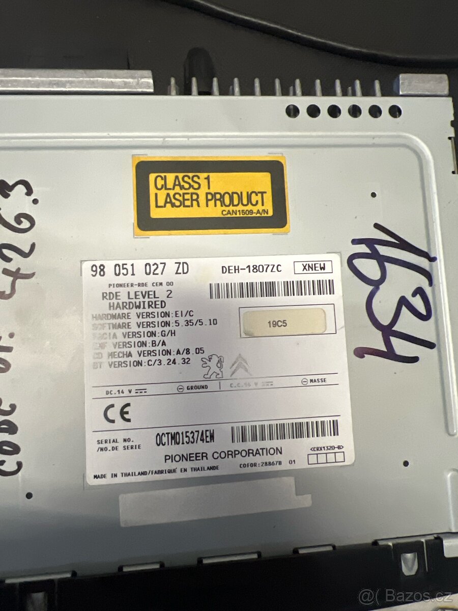 Prodám radio ion -zero-miev - 2