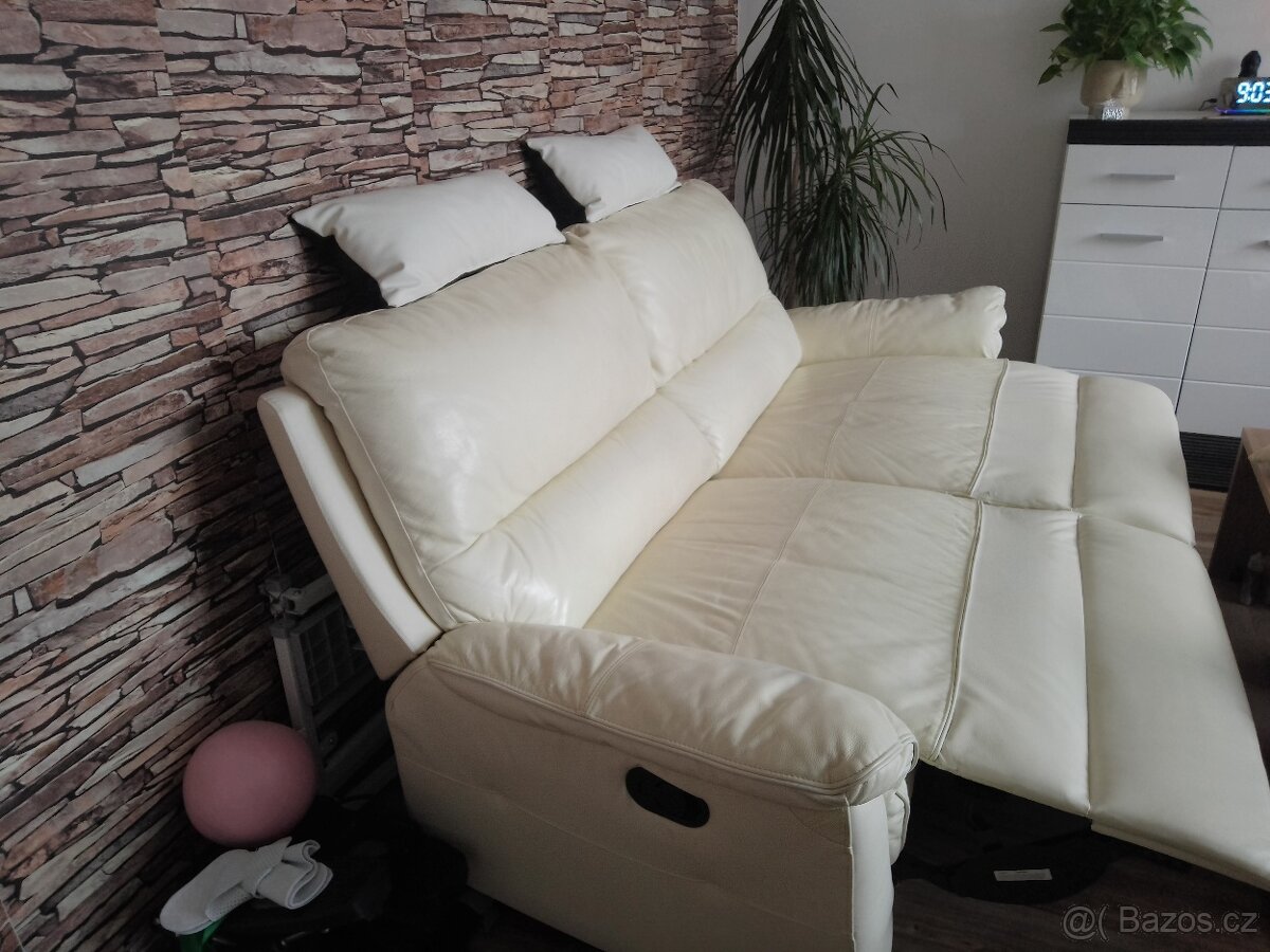 Kožená sedacka práva kůže - 2