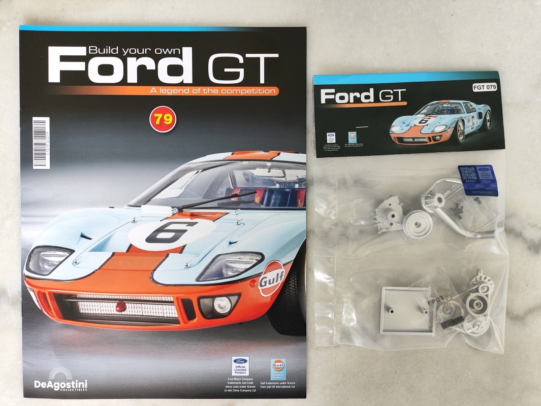 Ford GT40 1:8 DeAgostini díly - 2
