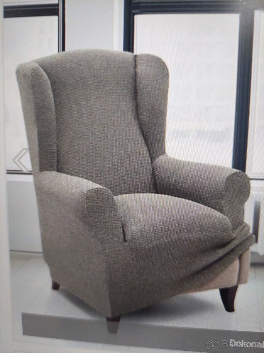 potah na křeslo ušák - 2