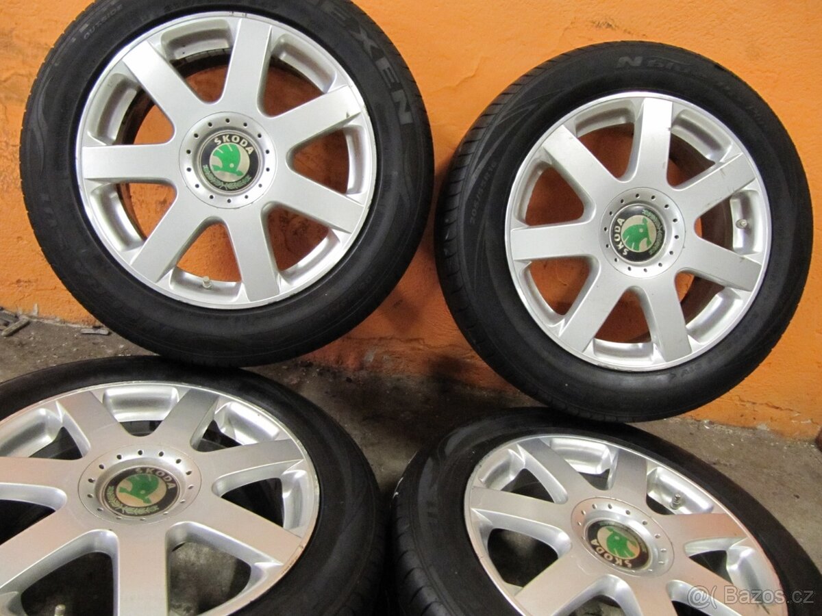 Alu Škoda + 205/55/16 Nexen - 2