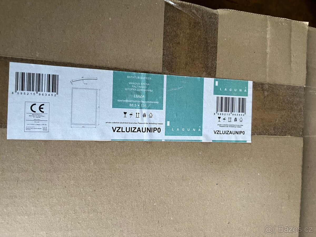 Vanová zástěna Laguna 88,5x135 - 2