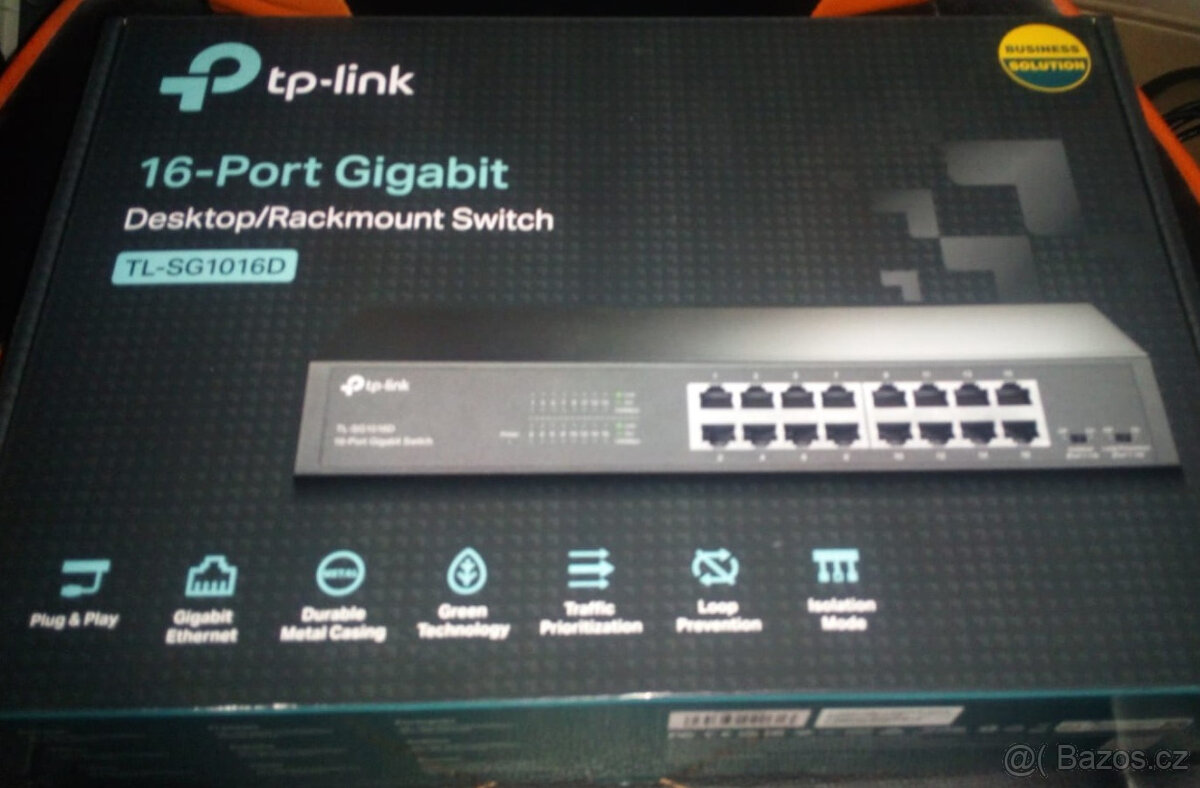 Nový Switch TP-Link TL-SG1016D - 2