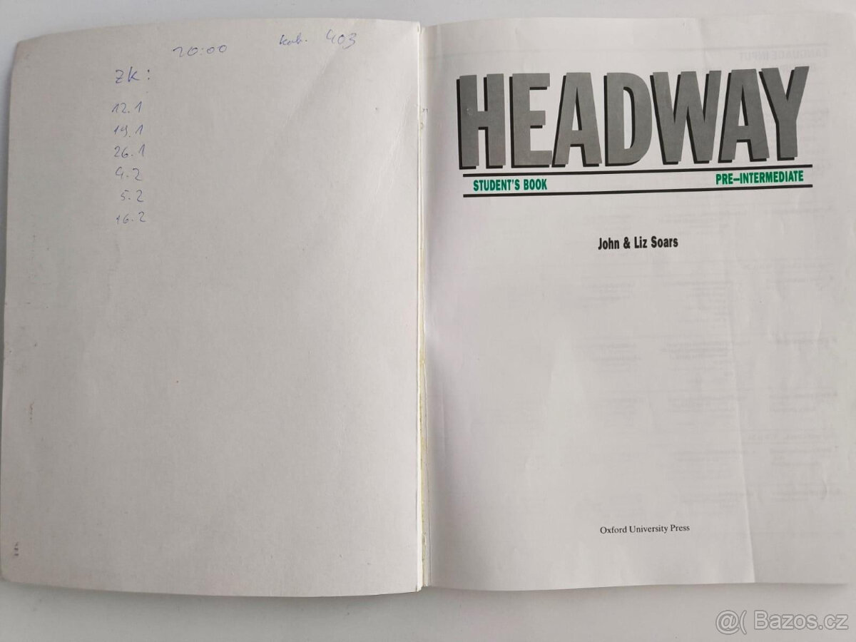 headway english student's book pre-intermediate - 2