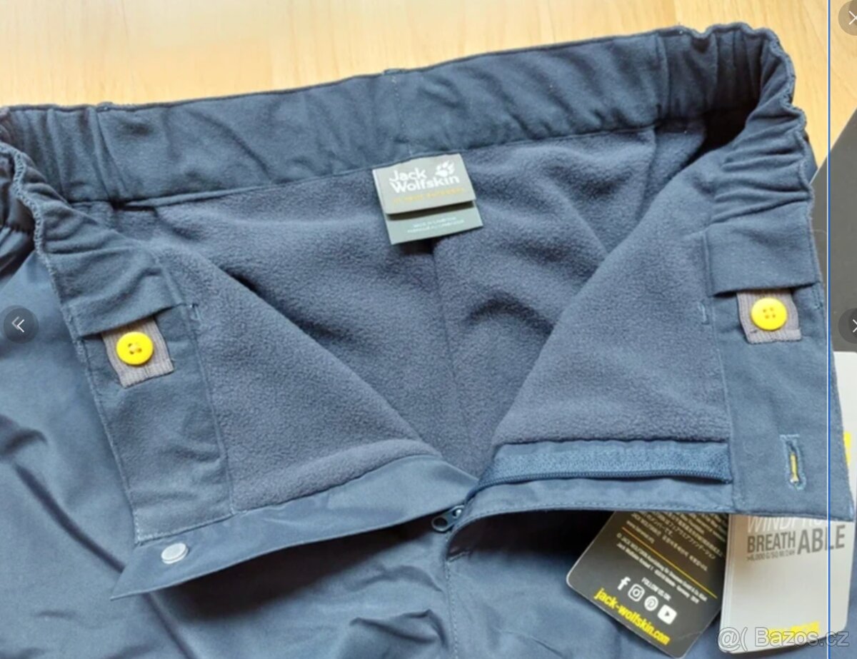 Nové nepromokavé zimní kalhoty Wolfskine, oteplováky, 152 - 2