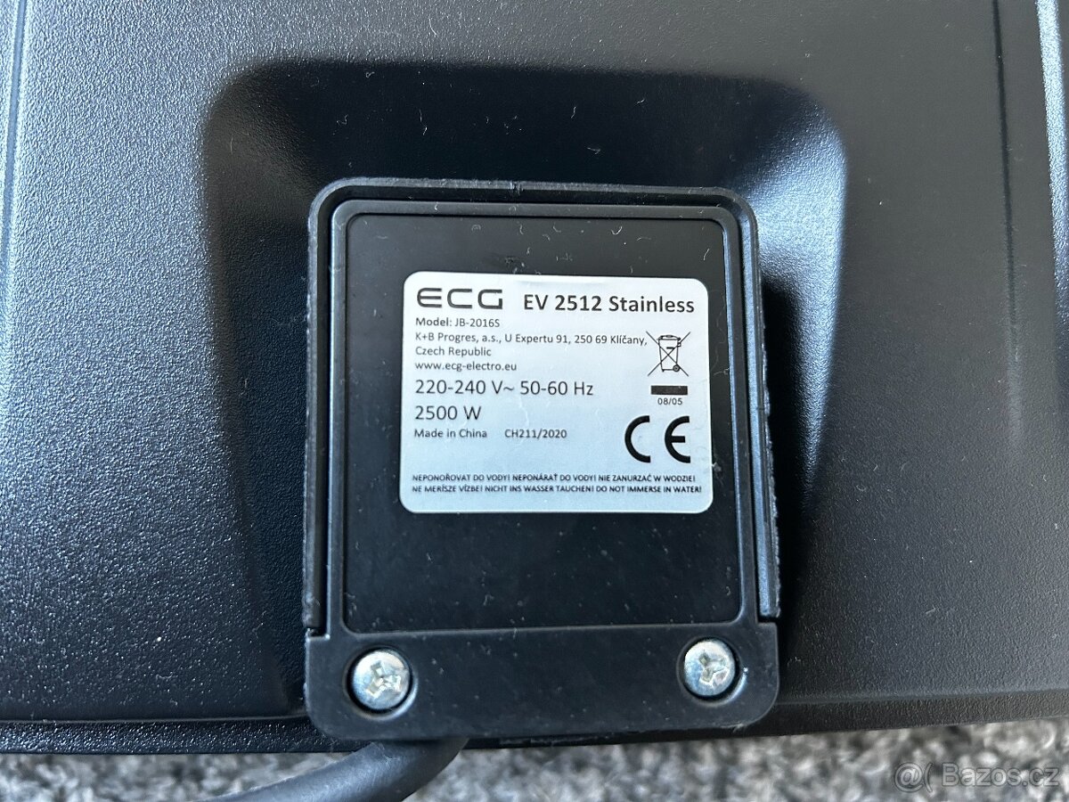 Dvouplotýnkový vařič ECG EV 2512 - 2