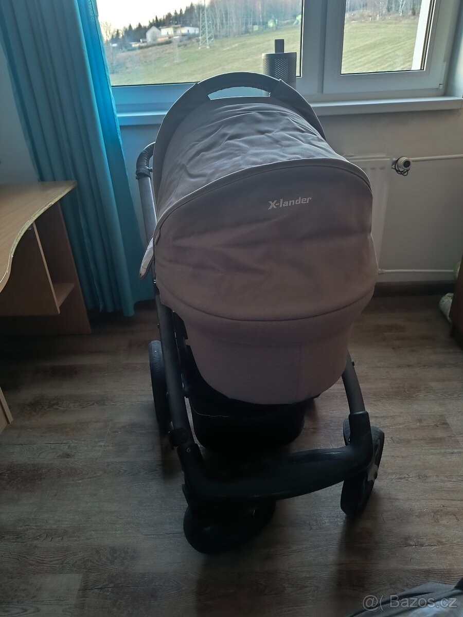 Kočárek X-LANDER Set 3v1 Evening Grey Isofix X-Move - 2