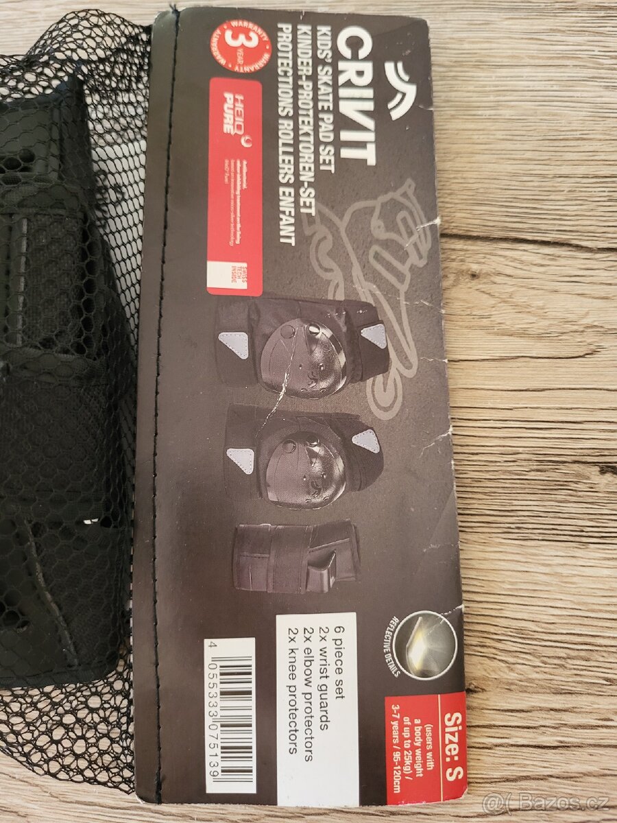 Sada chráničů, 6dílná, pro děti 3-7 let - 2